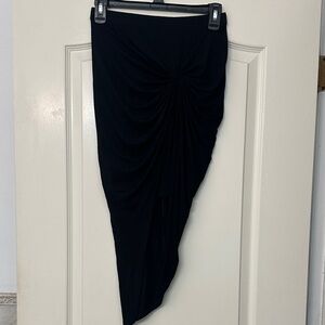 Stella Luce Black Asymmetrical Skirt